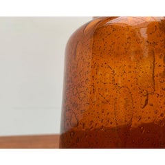 Mid-Century Handmade Glass Vase, 20th Century