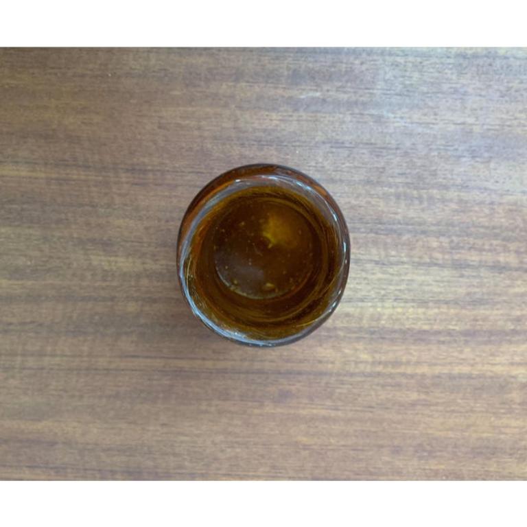 Vaso di vetro fatto a mano di metà secolo, 20° secolo in vendita 3
