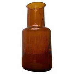 Mid-Century Handmade Glass Vase, 20th Century