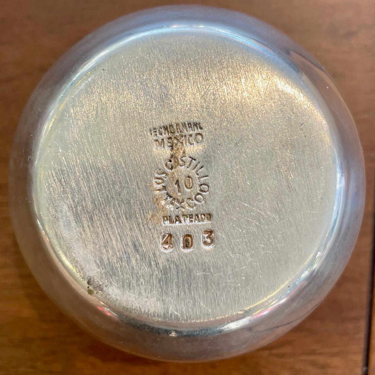 Hand-Crafted Mid -Century Handmade Pear Jam Pot Los Castillo, Mexico