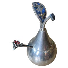 Mid -Century Handmade Pear Jam Pot Los Castillo, Mexico