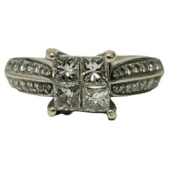 Mid Century Handmade Vintage 1.30 Carat Diamond Ring