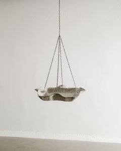 Jardinera colgante de hormigón de mediados de siglo de Willy Guhl para Eternite AG Años 50