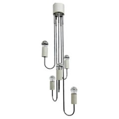 Mid-century hanging lamp by Gaetano Sciolari , 1970s , Italy
