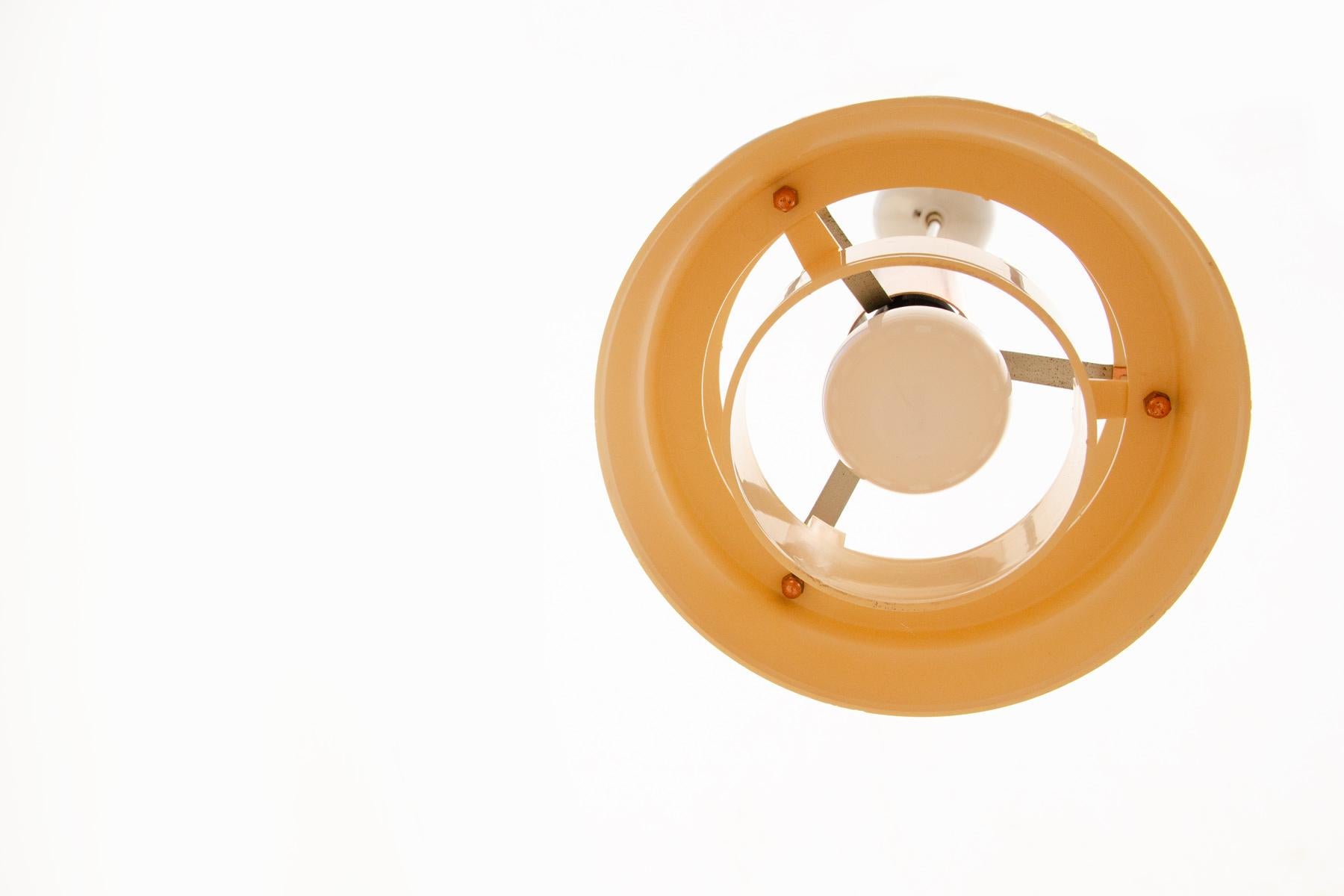 Lampe suspendue du milieu du siècle, Tchécoslovaquie, années 1970 en vente 8