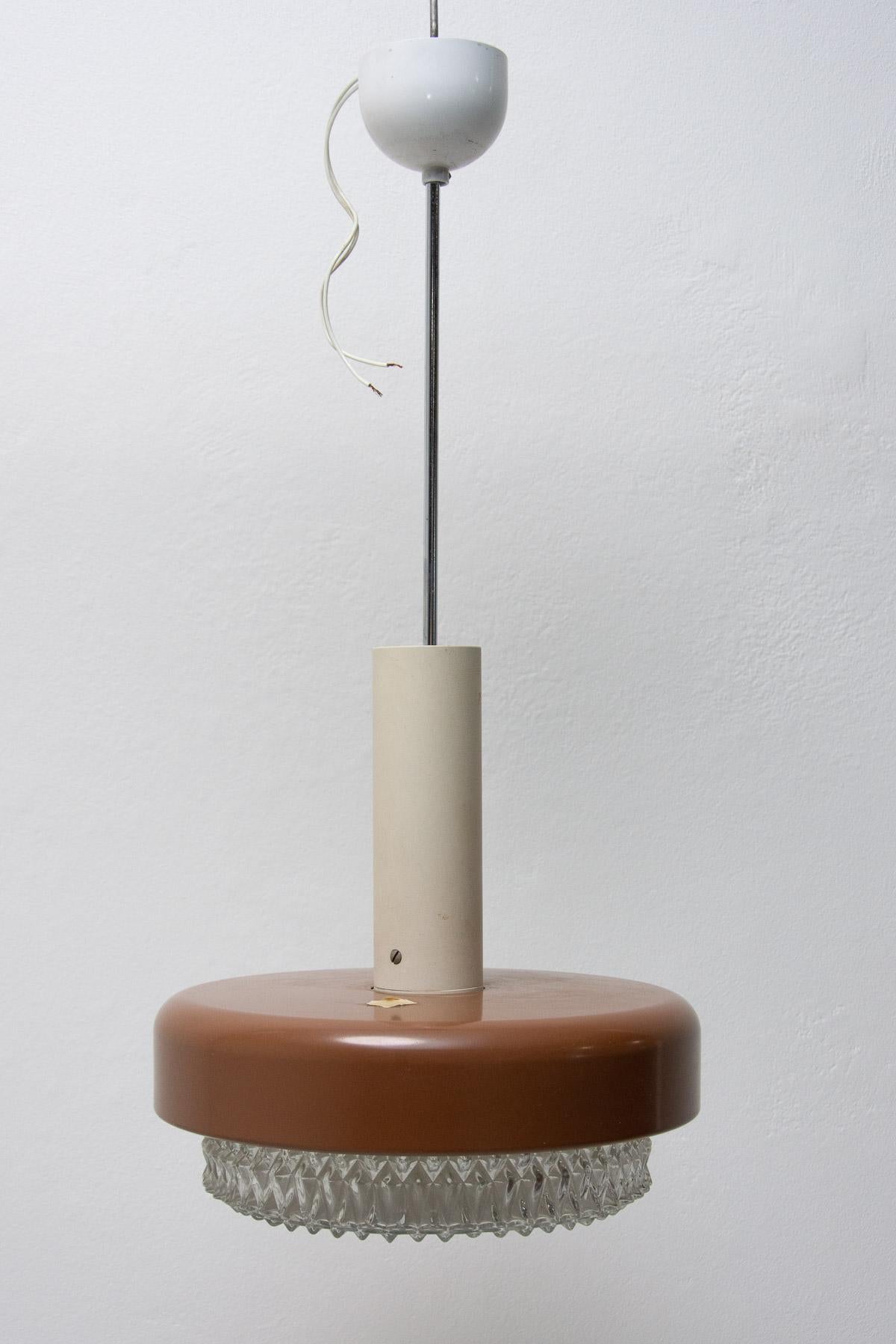 Mid-Century Modern  Mid century hanging lamp, Czechoslovakia, 1970´s For Sale