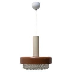 Lampe suspendue du milieu du siècle, Tchécoslovaquie, années 1970