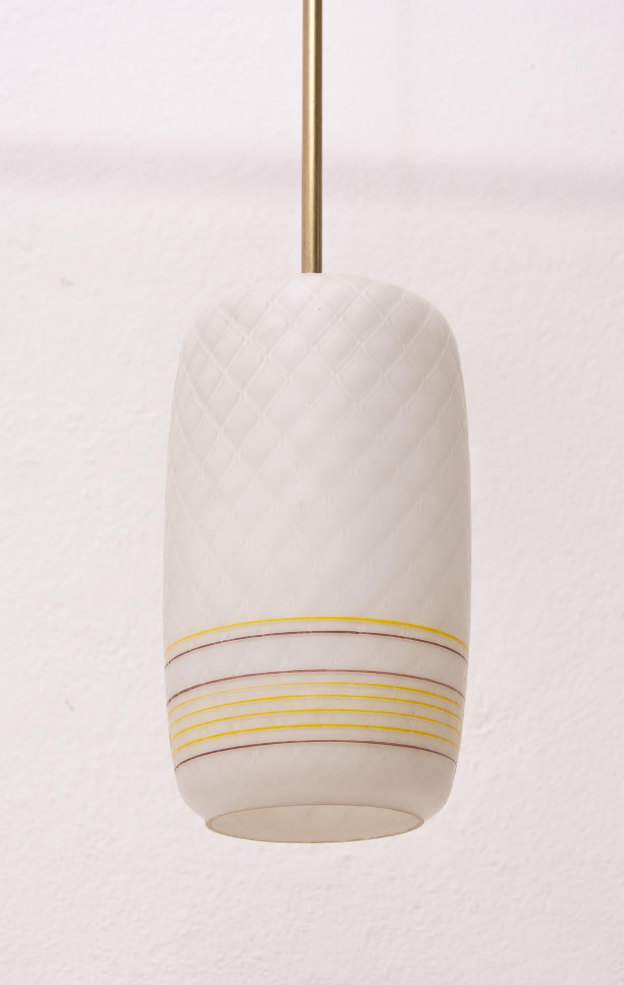 Midcentury Hanging Lamp-Pendant, 1960s, Czechoslovakia For Sale 2