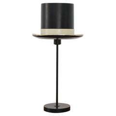 Mitte des Jahrhunderts Hans-Agne Jakobsson Hutlampe mit Platte für Markaryd in Schwarz