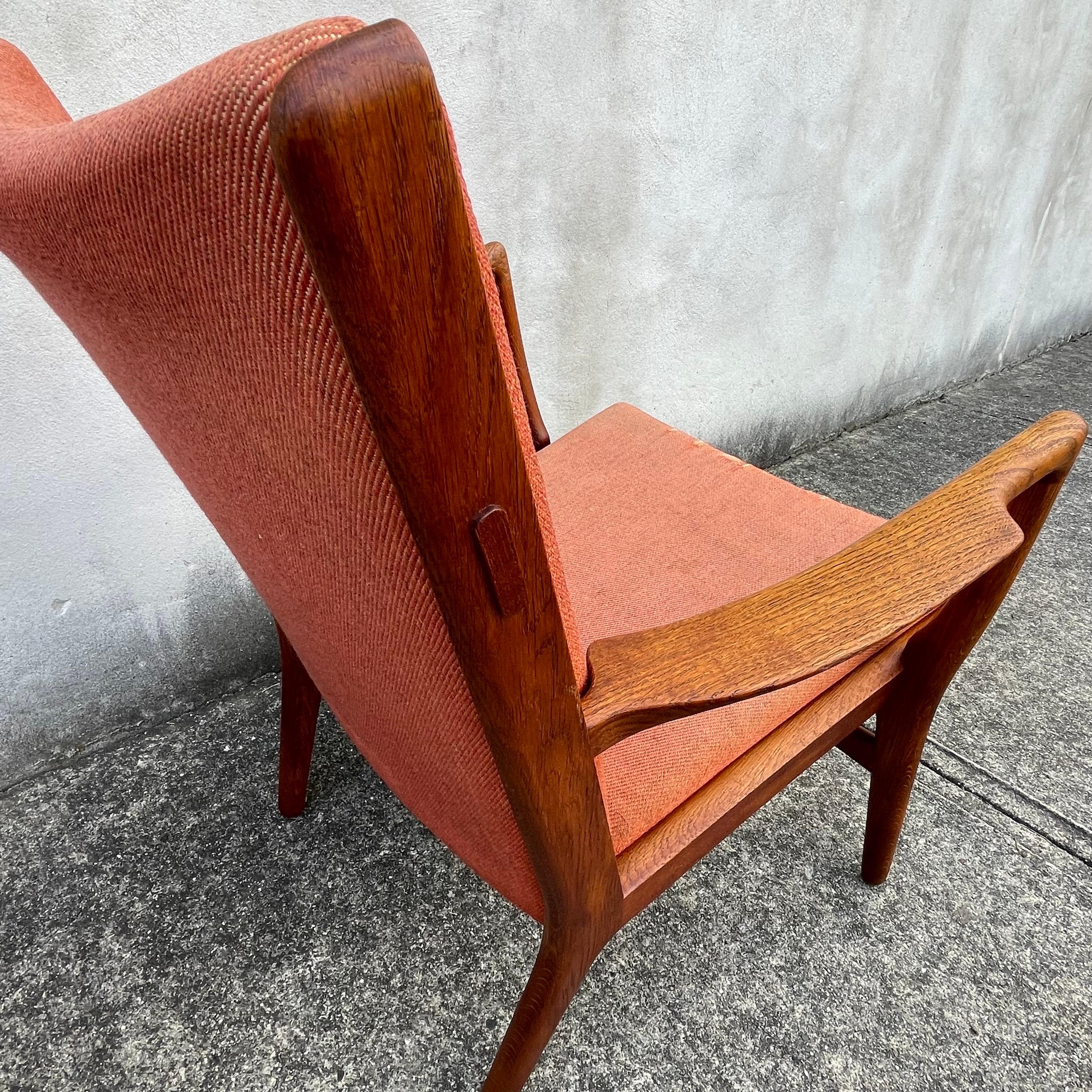 Mid Century Hans J. Wegner AP16 Lounge Chair, Original Vintage Condition 4