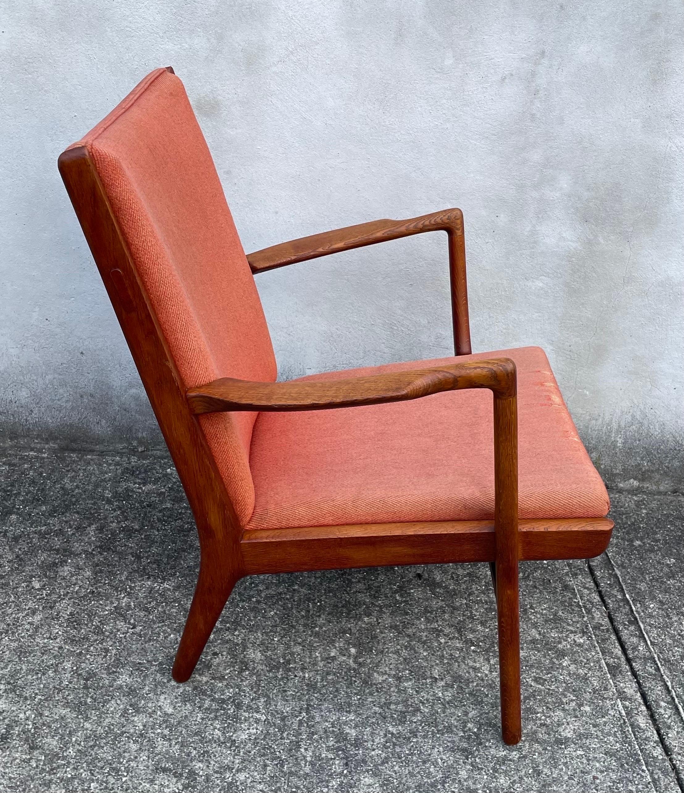 Mid-20th Century Mid Century Hans J. Wegner AP16 Lounge Chair, Original Vintage Condition