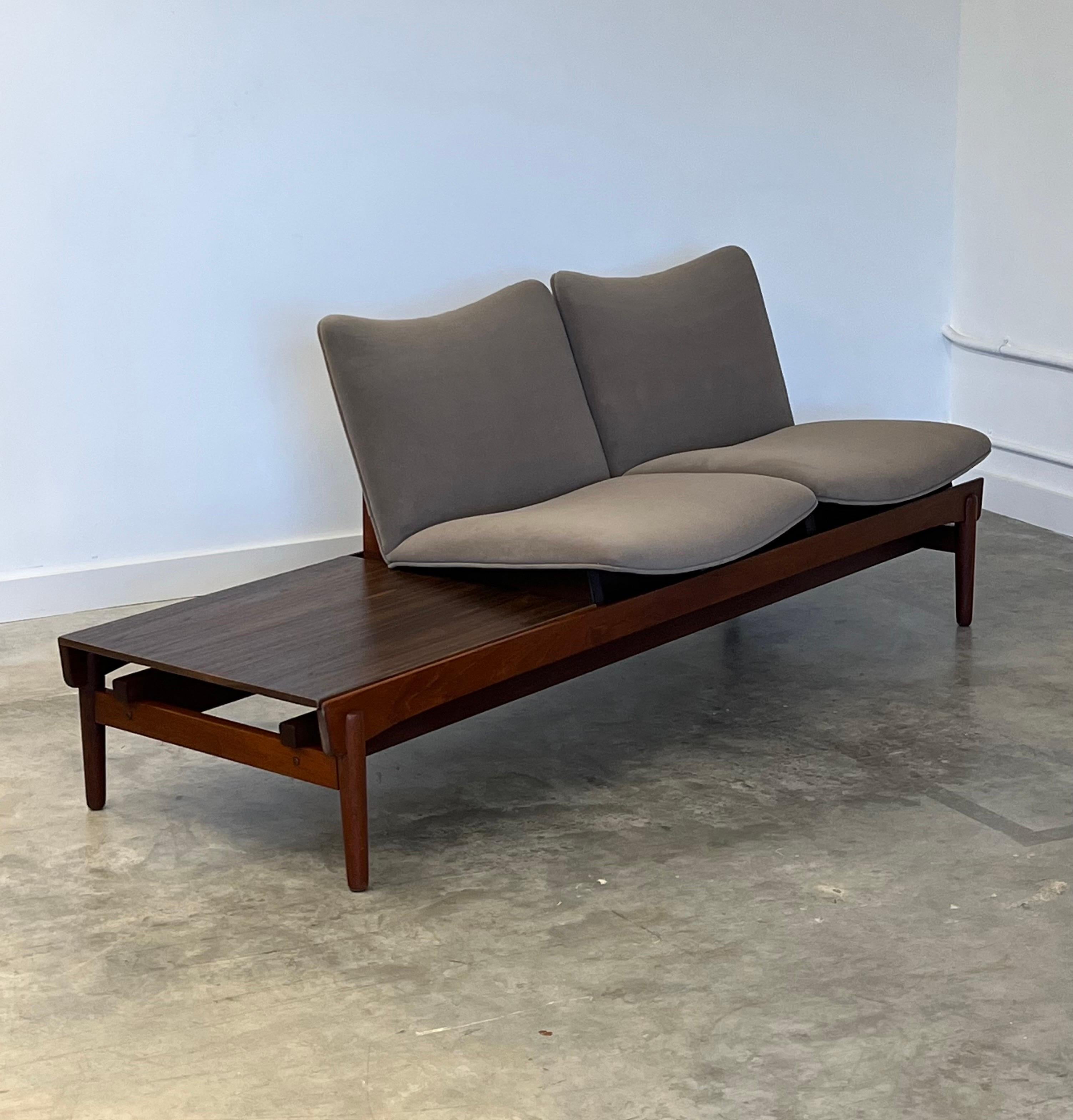 Mid-Century Modern Mid-Century, Hans Olsen for Bramin Møbler Modular Sofa Bench