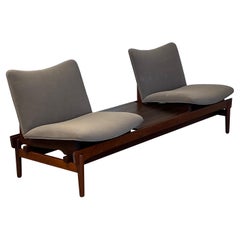 Mid-Century, Hans Olsen for Bramin Møbler Modular Sofa Bench