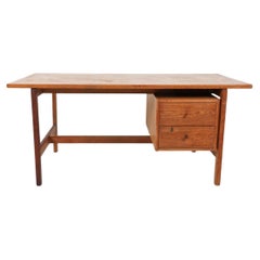 Scrivania Hans Wegner di metà secolo modello 156 GETAMA in rovere massiccio