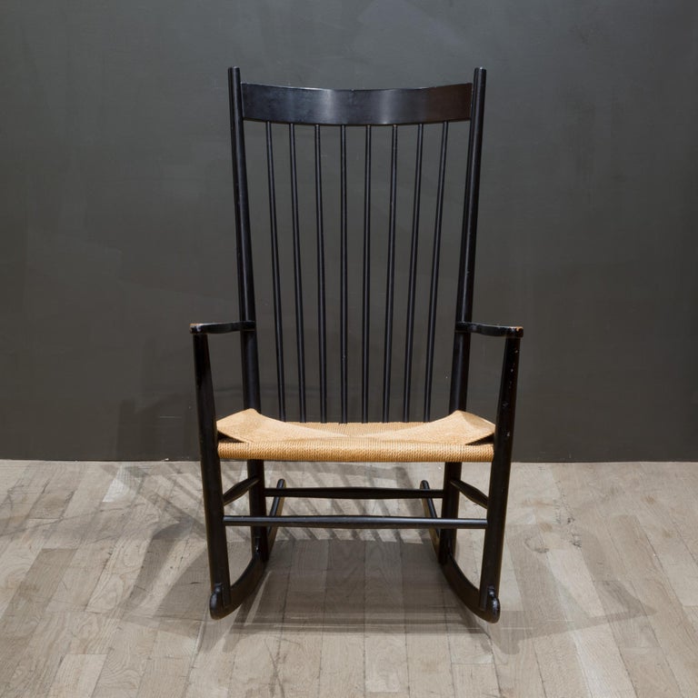Mobler Rocking Chair Mid-Century Hans Wegner Fdb Mobler J-16 Rocking Chair C.1960 For Sale ...