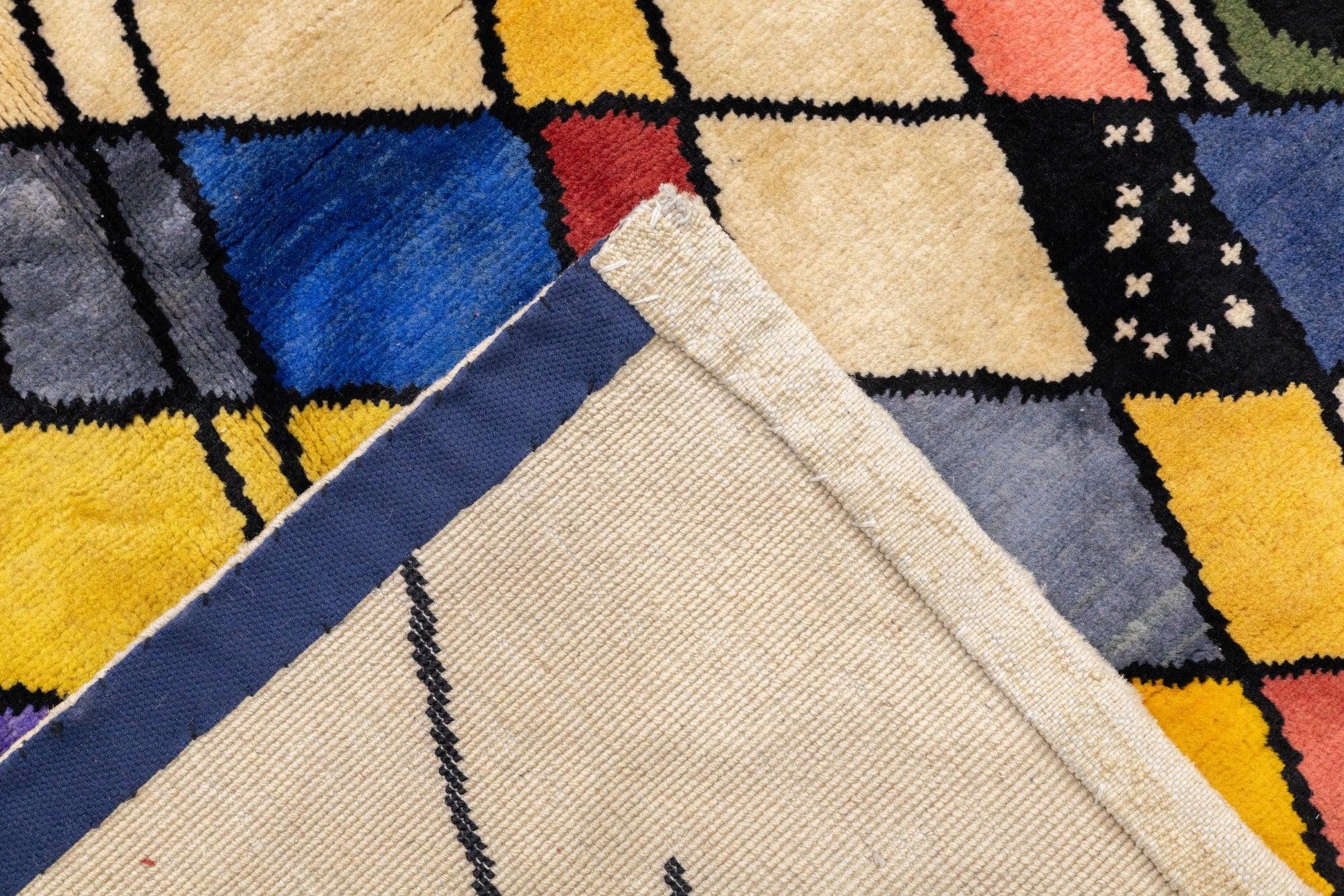 Tapis Harmony in Abstraction conçu par Wassily Kandinsky, 6'7'' x 8'1 en vente 3