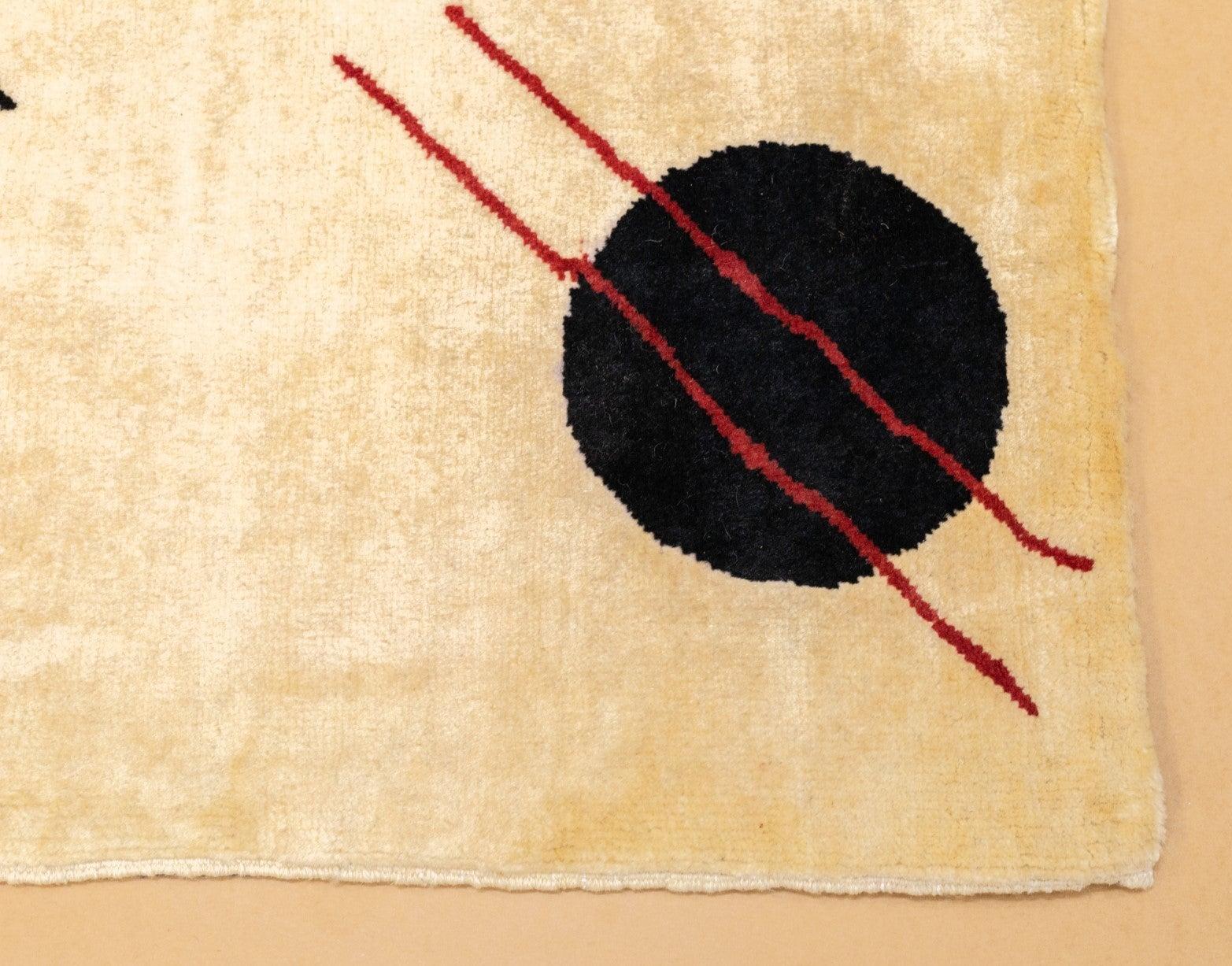 Tapis Harmony in Abstraction conçu par Wassily Kandinsky, 6'7'' x 8'1 Excellent état - En vente à New York, NY