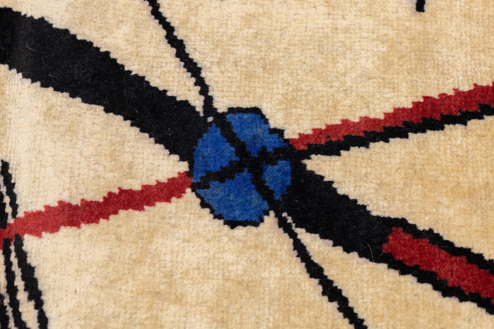 Laine Tapis Harmony in Abstraction conçu par Wassily Kandinsky, 6'7'' x 8'1 en vente