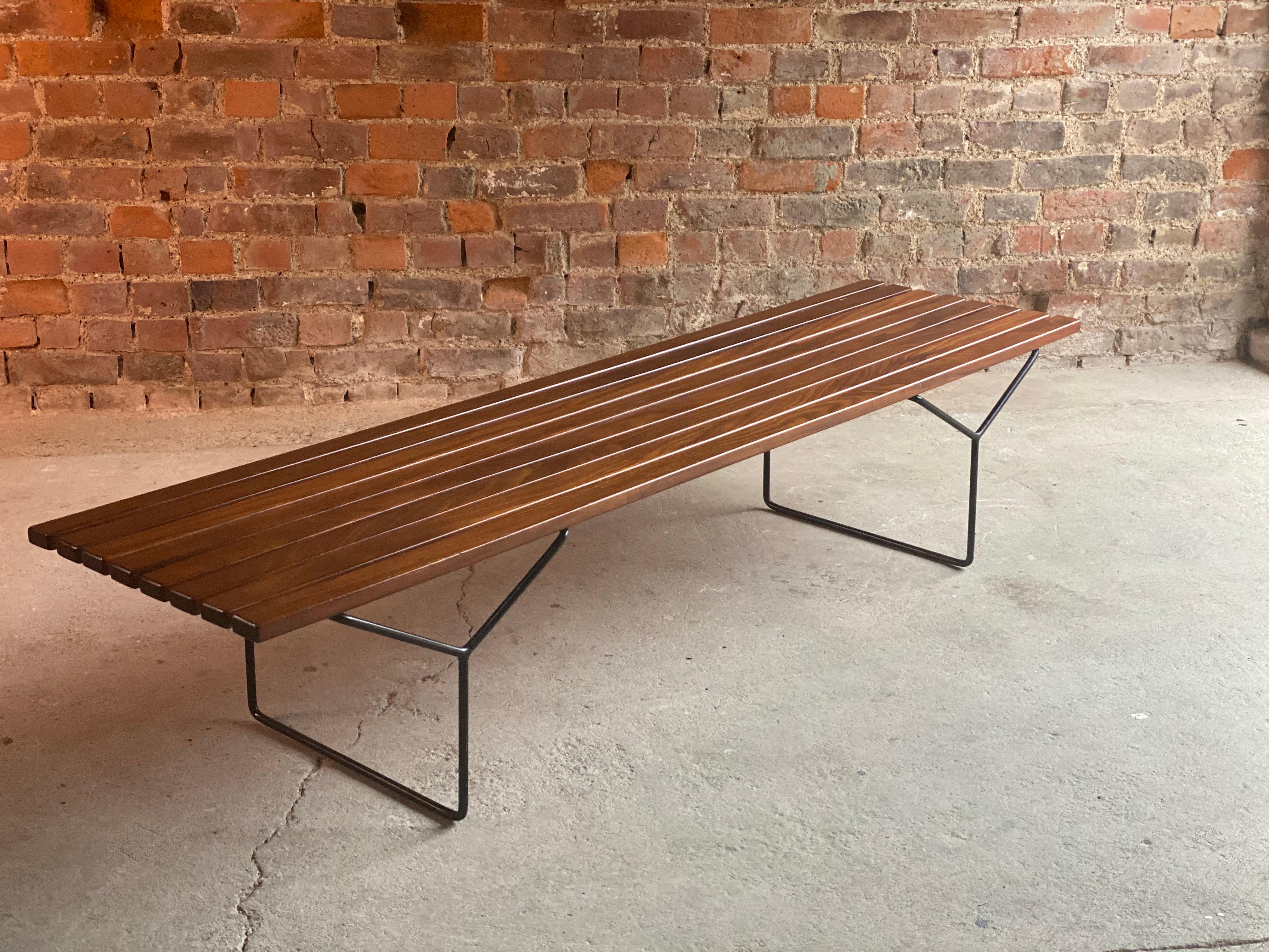 Midcentury Harry Bertoia Bench Coffee Table by Knoll, circa 1960s In Good Condition In Longdon, Tewkesbury