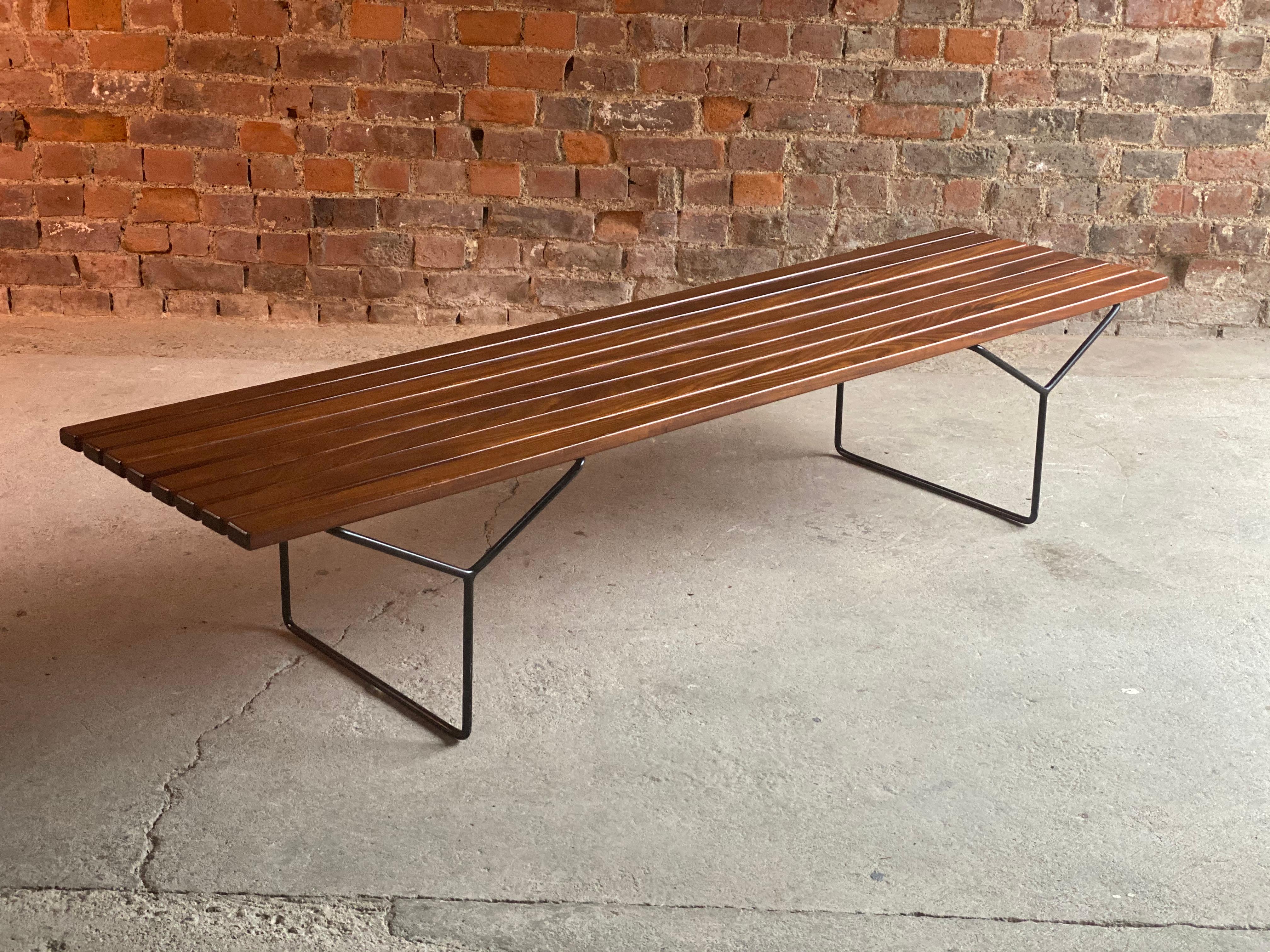 Midcentury Harry Bertoia Bench Coffee Table by Knoll, circa 1960s 1