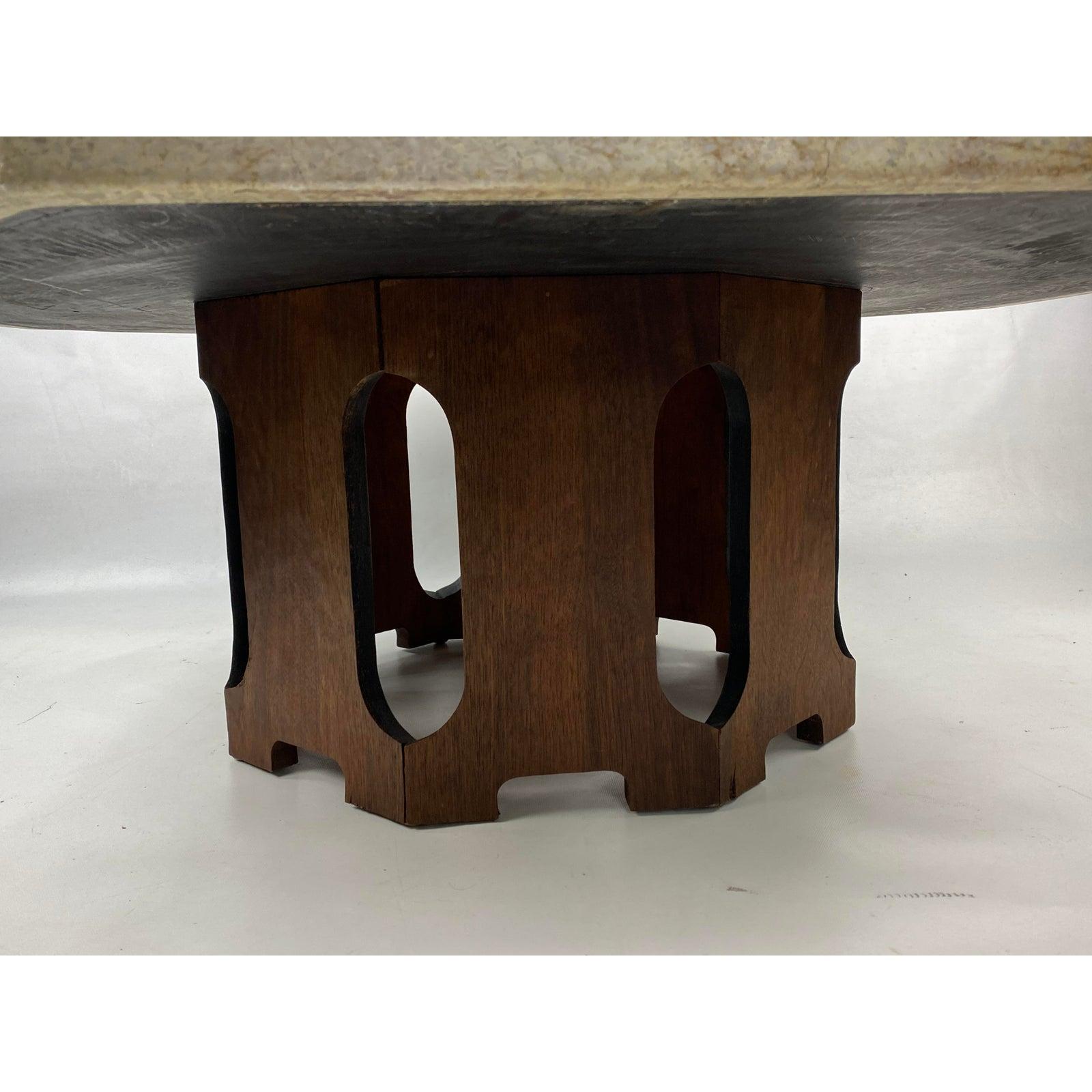 Mid-Century Modern Mid-Century Harvey Probber style Terrazzo Top Coffee Table