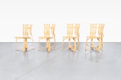 Sedie da sala da pranzo "Hat Trick" di metà secolo di Frank Gehry per Knoll