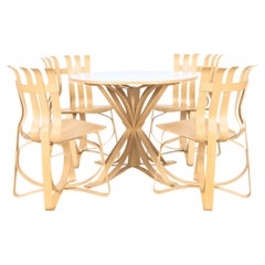 Ensemble de salle à manger Hat Trick du milieu du siècle dernier par Frank Gehry pour Knoll