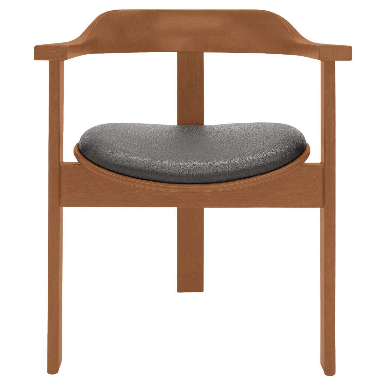 Mid Century, Haussmann Armchair, Chestnut, Robert & Trix Haussmann, Design 1964