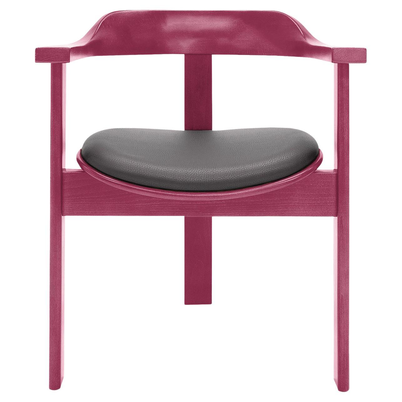 Mid Century, Haussmann Armchair, Purple, by Robert & Trix Haussmann, Design 1964