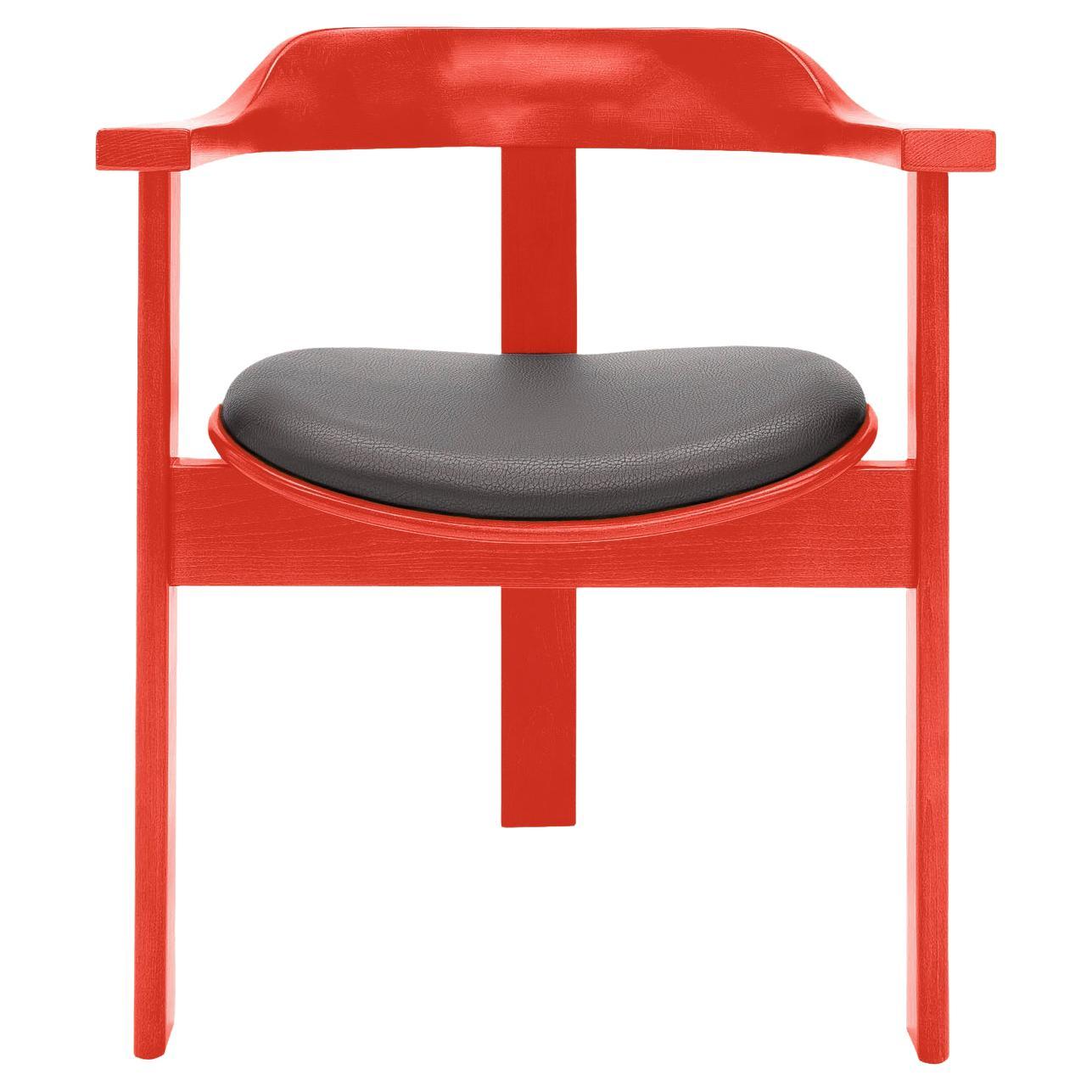 Siglo Medio, Sillón Haussmann, Rojo, de Robert and Trix Haussmann, Diseño, 1964