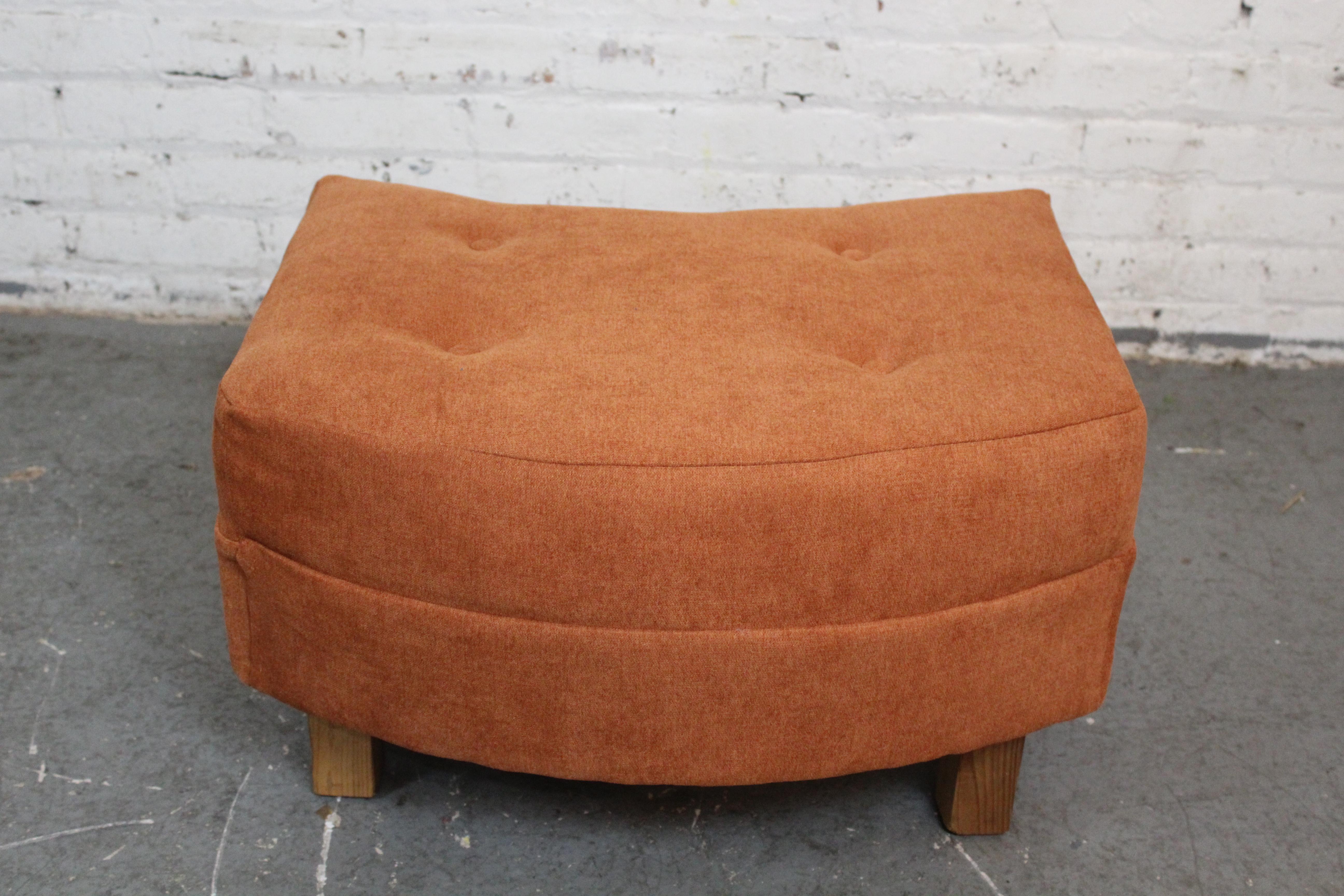 Mid-Century Havana Chair and Halfmoon Ottoman by Adrian Pearsall For Sale 4