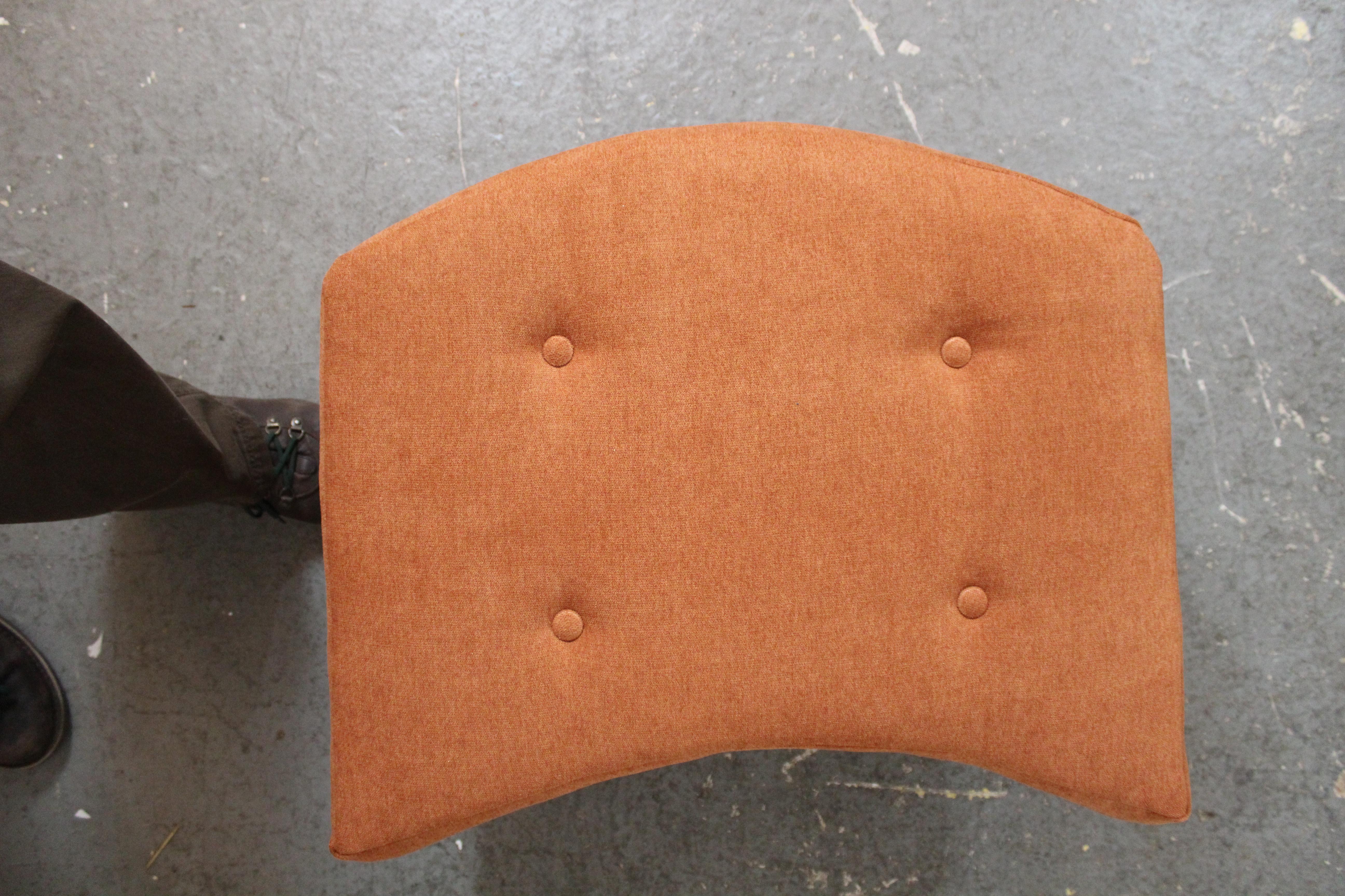Mid-Century Havana Chair and Halfmoon Ottoman by Adrian Pearsall For Sale 5