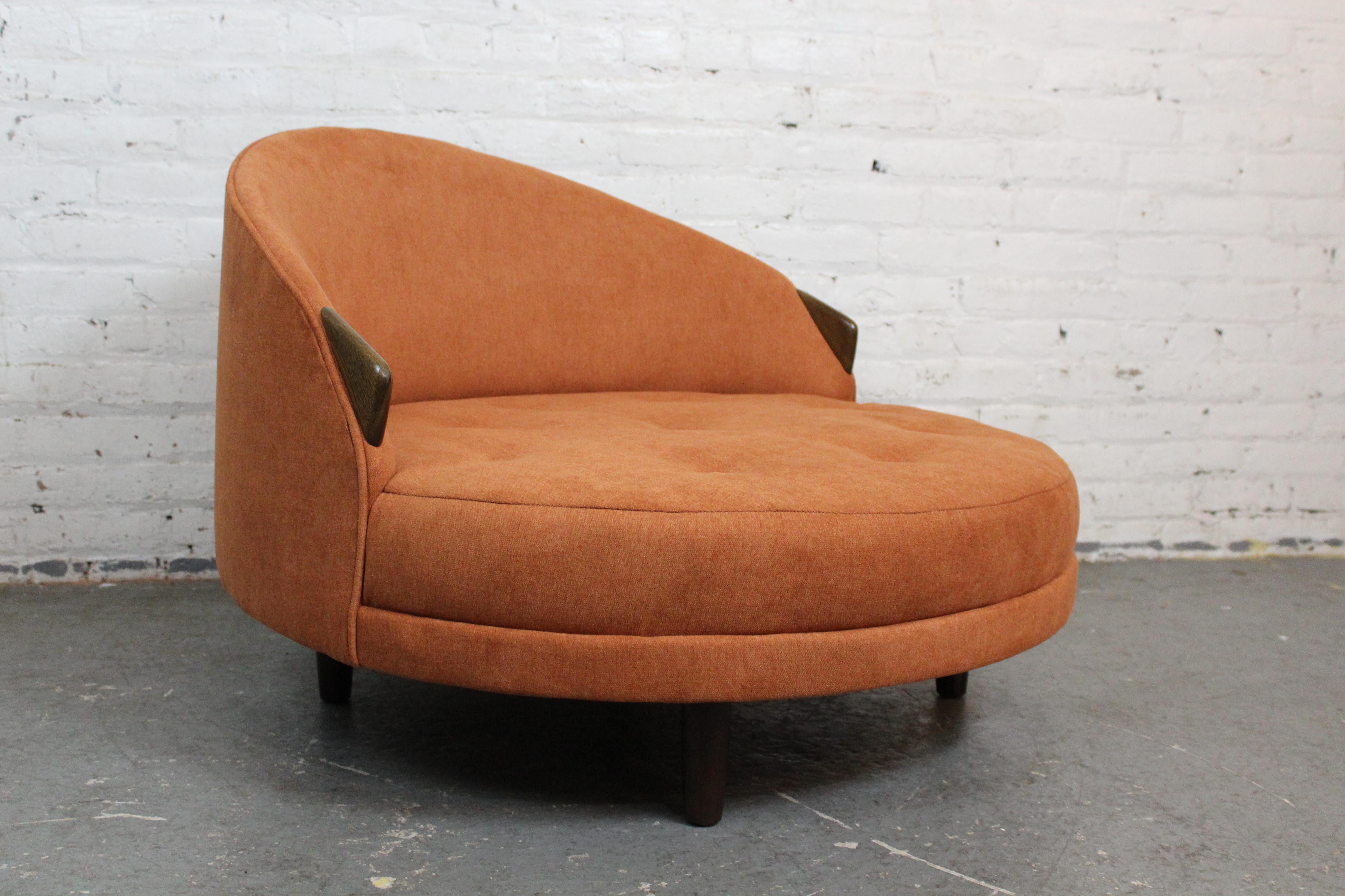 Mid-Century Havana Chair and Halfmoon Ottoman by Adrian Pearsall For Sale 9