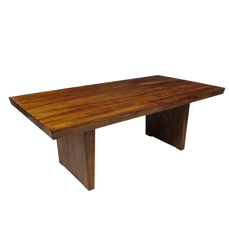 Midcentury Hawaii Koa Dining Table at 1stDibs