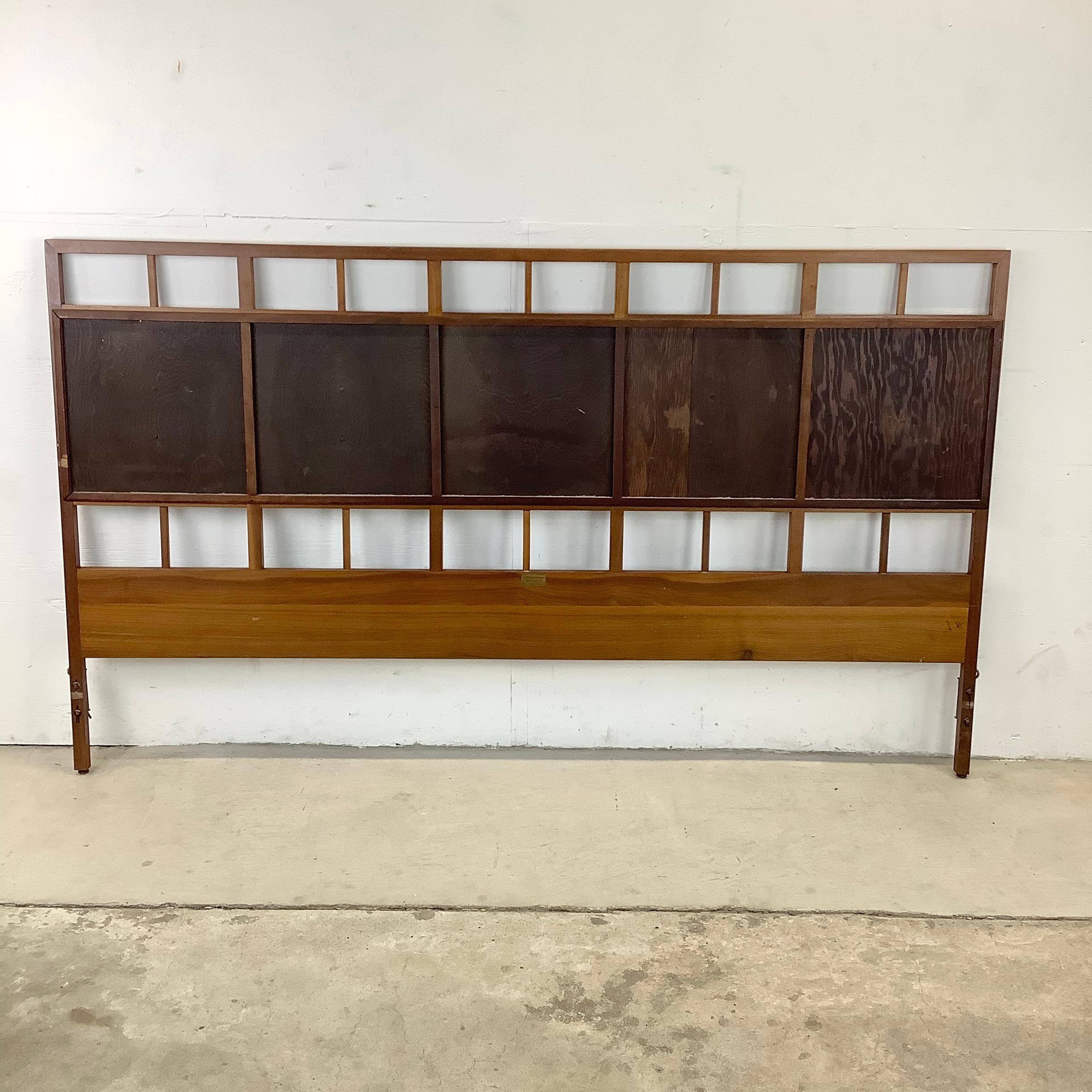 Midcentury Headboard by Gerry Zanck for Gregori, King For Sale 2
