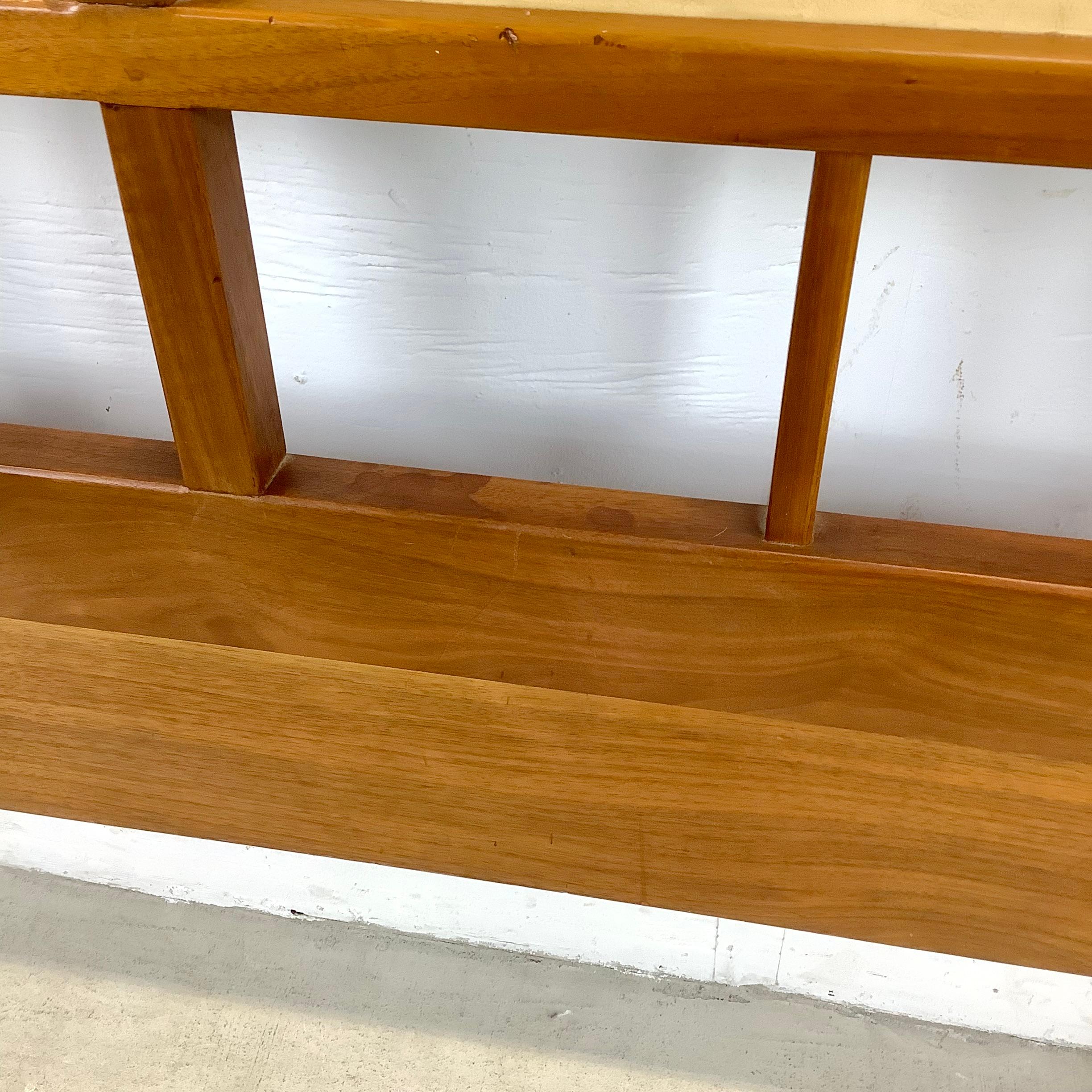 Midcentury Headboard by Gerry Zanck for Gregori, King For Sale 11