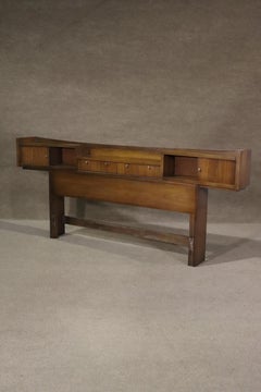 Mid-Century Headboard w/ Storage