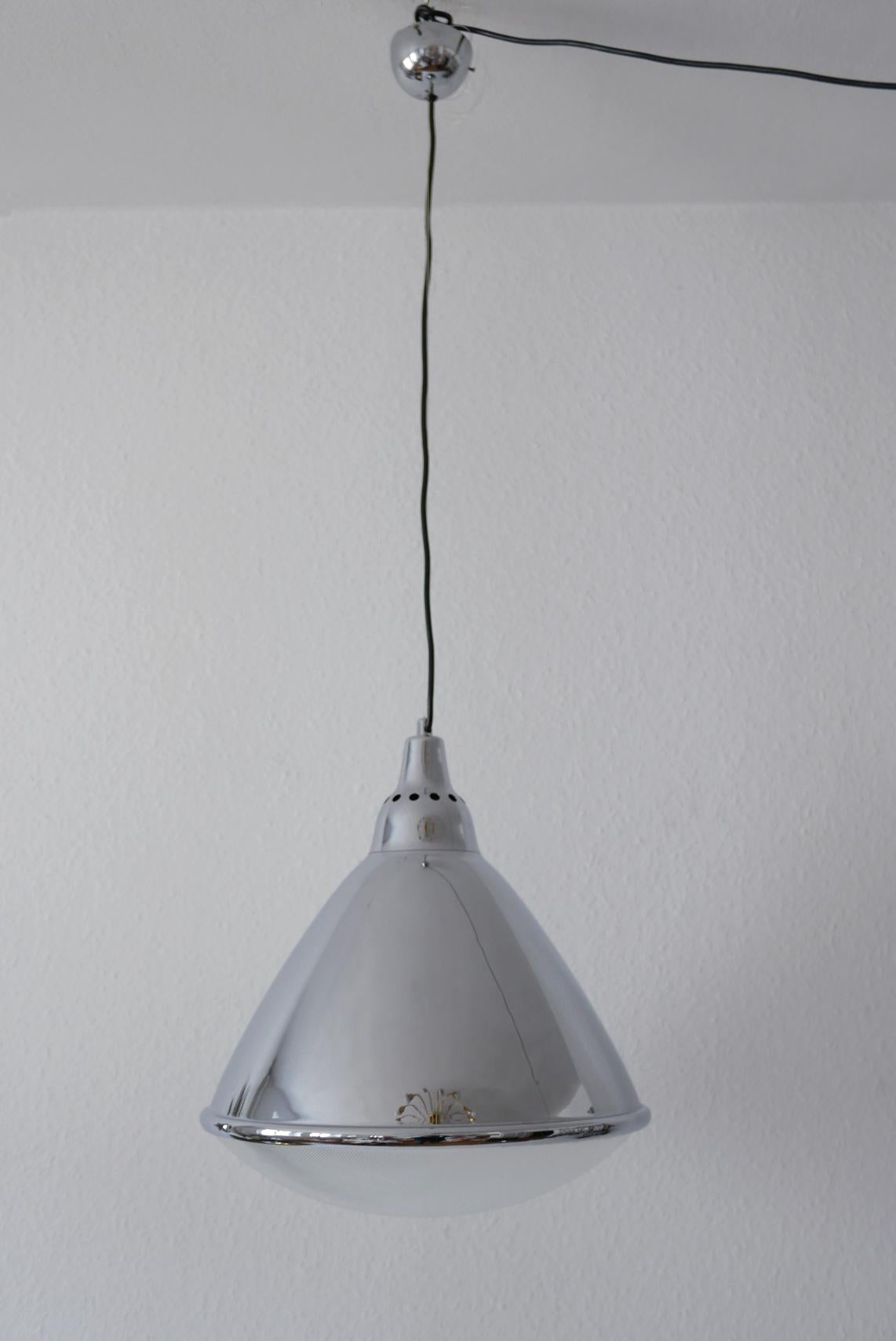 Midcentury 'Headlight' Pendant Lamp by Ingo Maurer for Design M, 1968, Germany 4