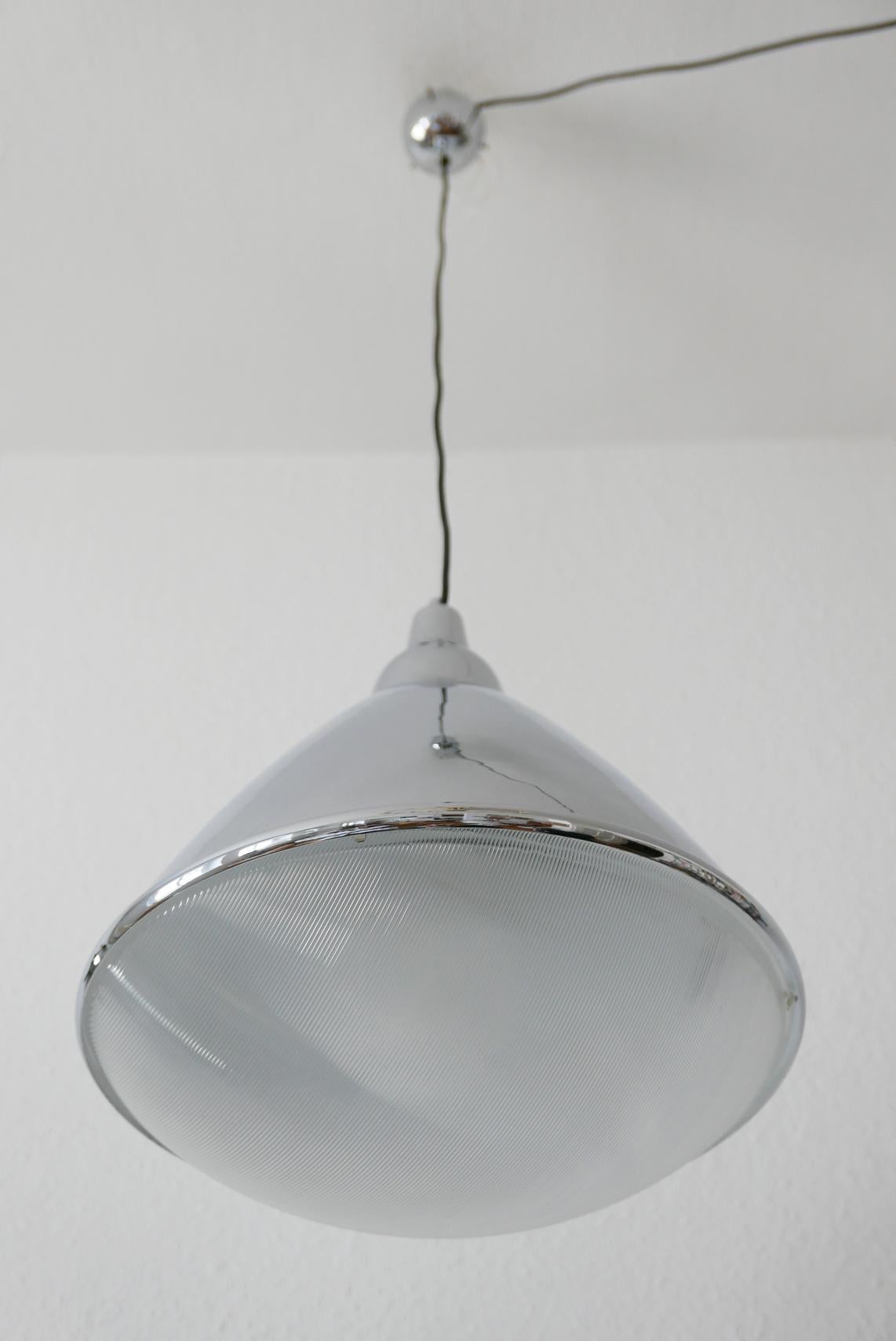 Midcentury 'Headlight' Pendant Lamp by Ingo Maurer for Design M, 1968, Germany 5