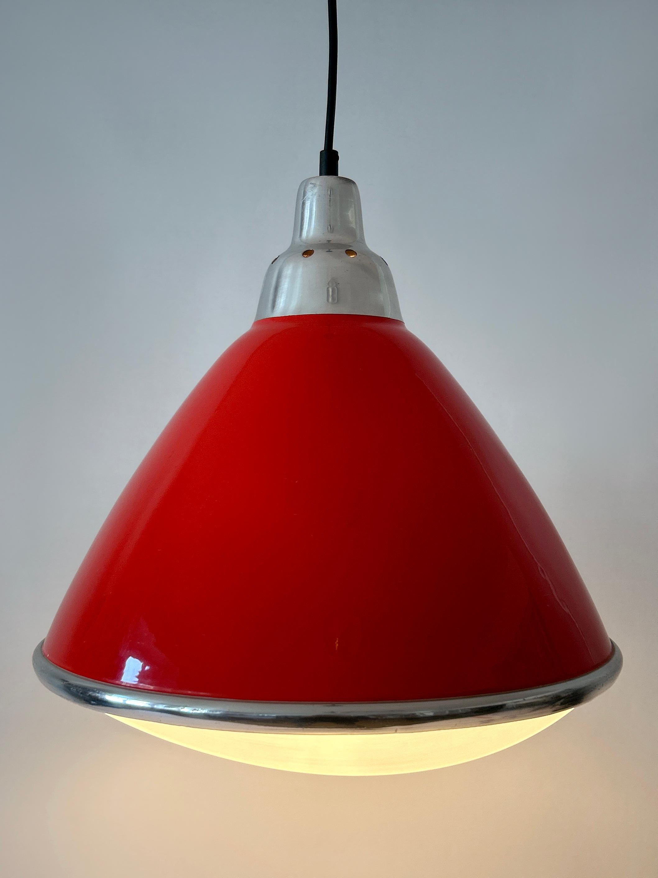 Metà XX secolo Lampada a sospensione 'Headlight' di Ingo Maurer per Design M, 1968, Germania. in vendita