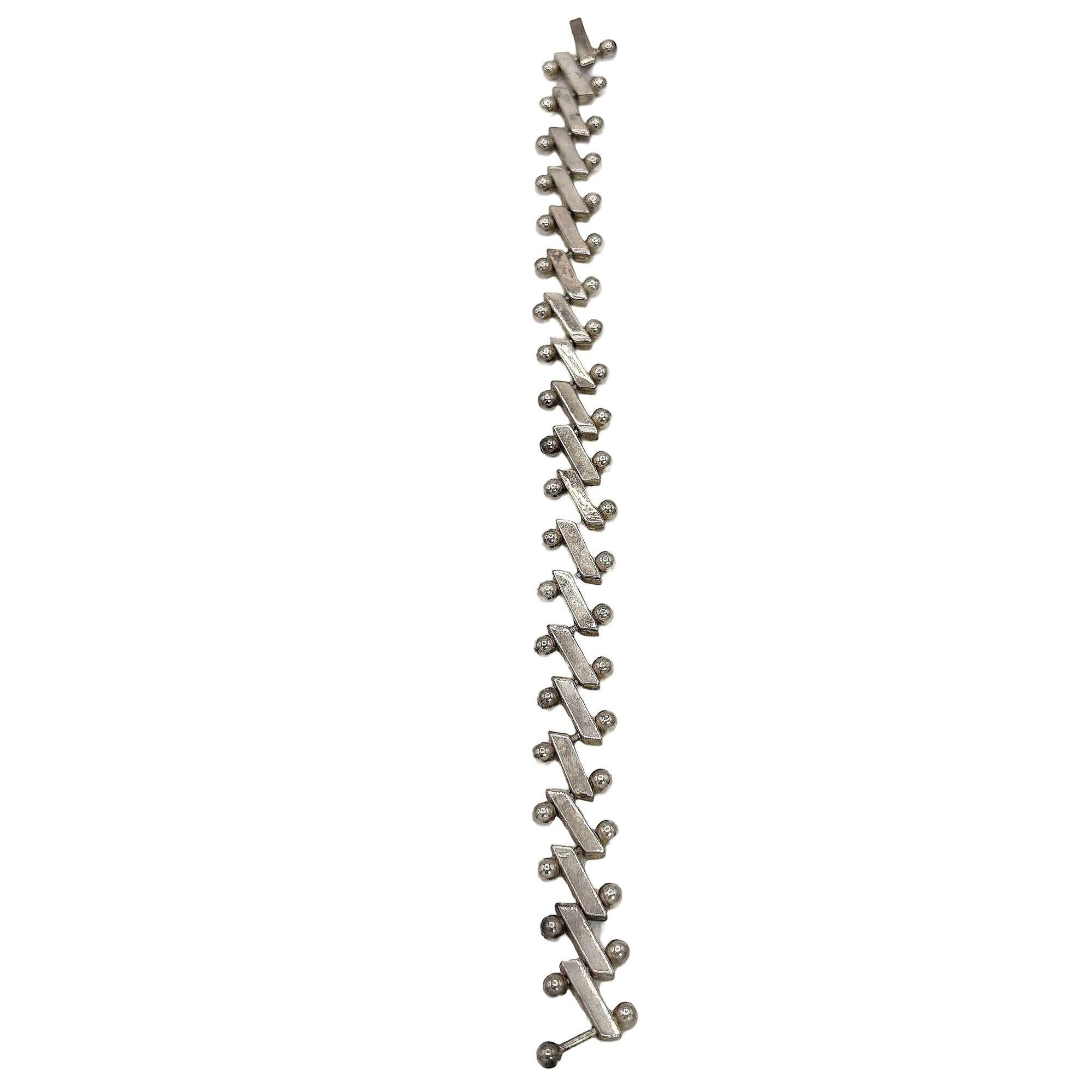 20th Century Mid-Century Heavy 925 Sterling Silver 