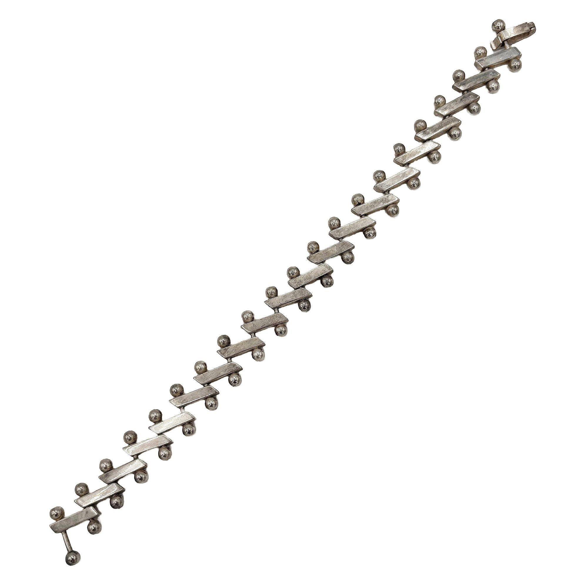 Mid-Century Heavy 925 Sterling Silver 