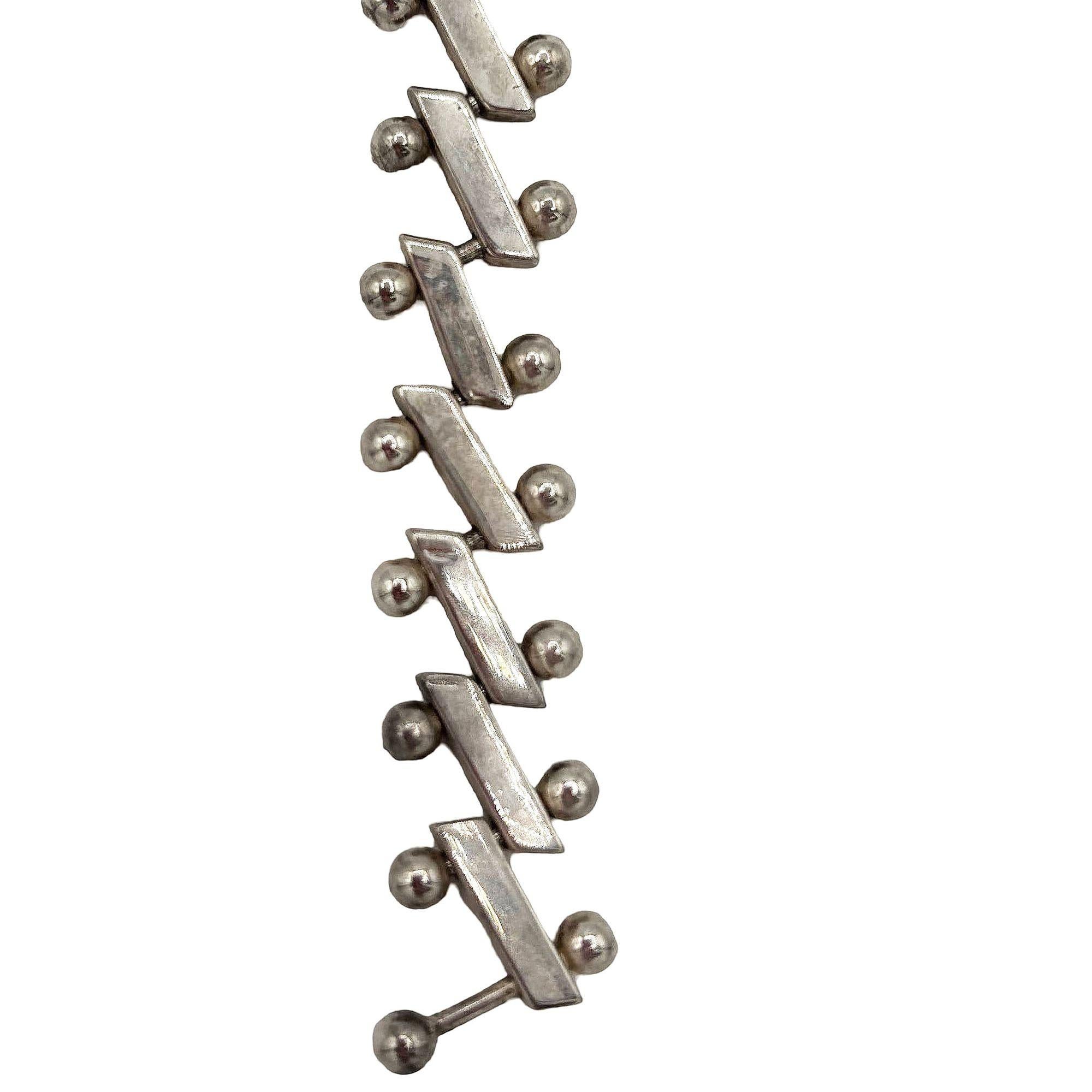 Mid-Century Heavy 925 Sterling Silver 