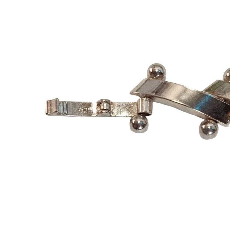Mid-Century Heavy 925 Sterling Silver 