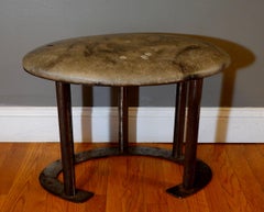 Mid Century Heavy Steel Stool