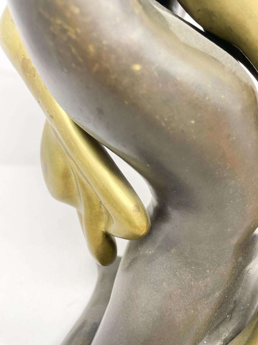 Mid-Century Helio Rodrigues Sculpture, Brazil In Good Condition For Sale In Brussels, BE