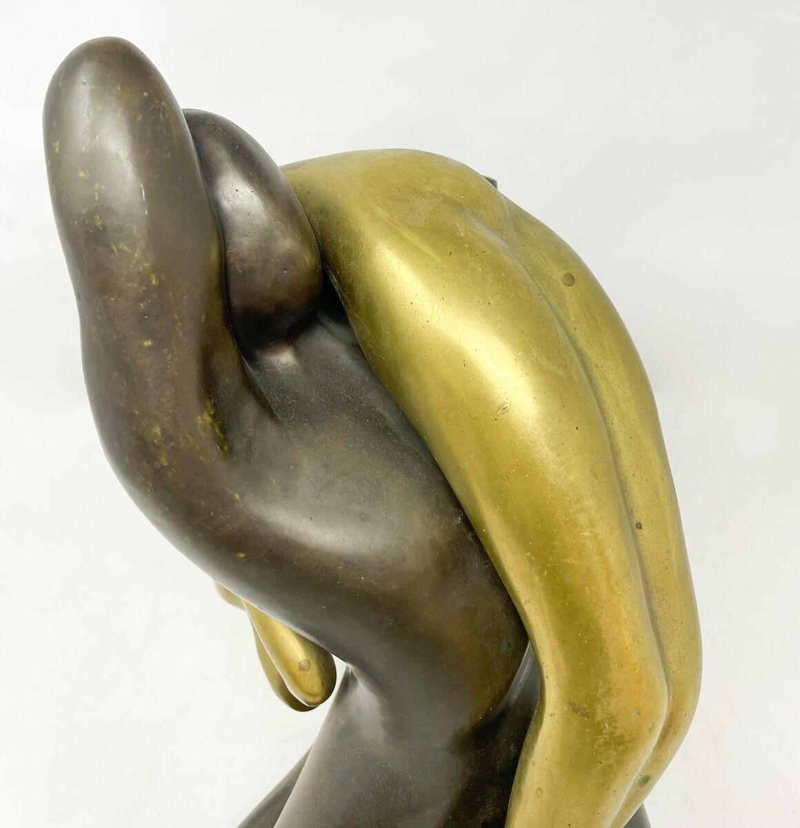 Sculpture d'Hio Rodrigues du milieu du siècle dernier, Brésil en vente 5