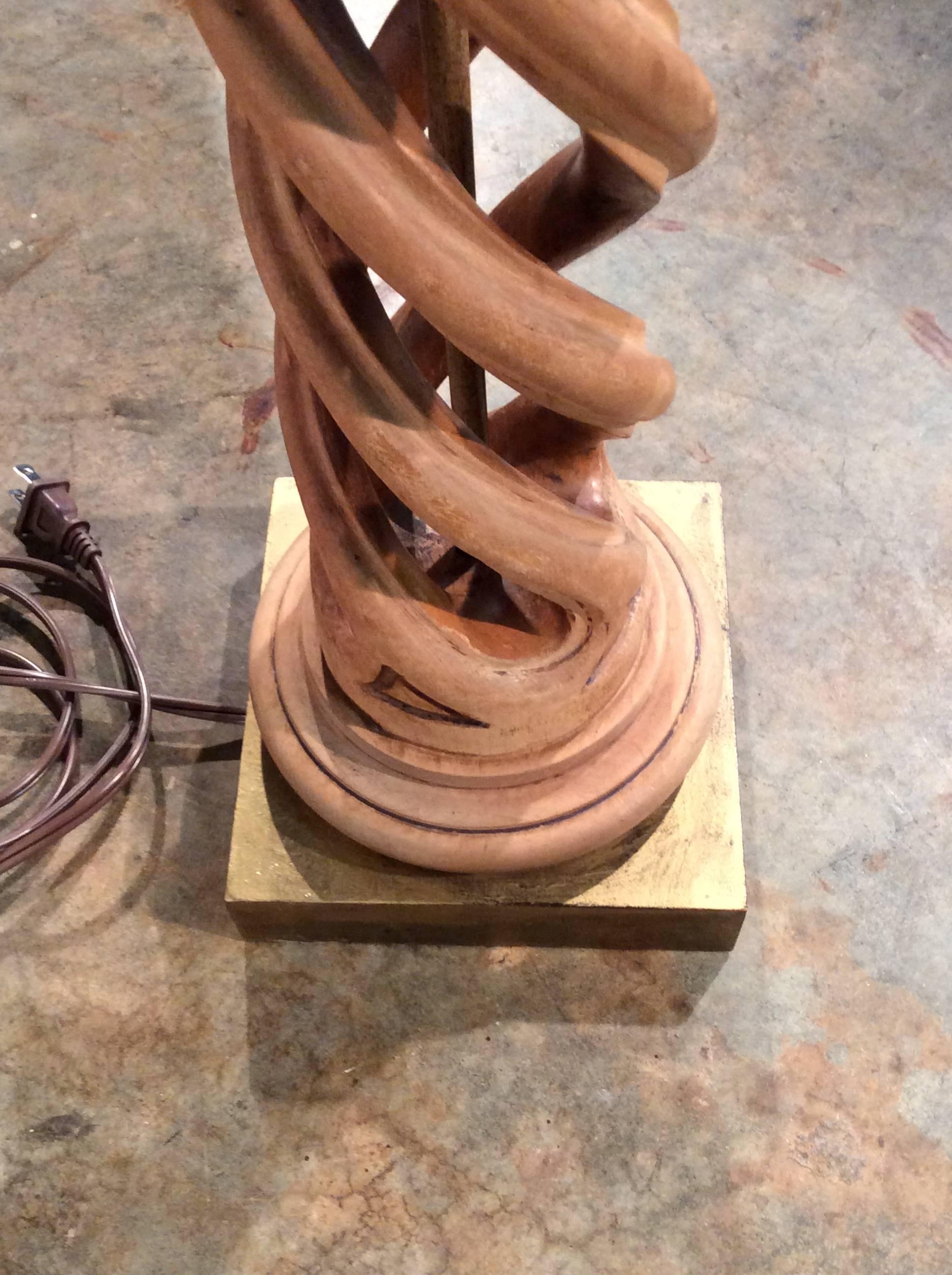 Midcentury Helix Lamp by Frederick Cooper For Sale 6