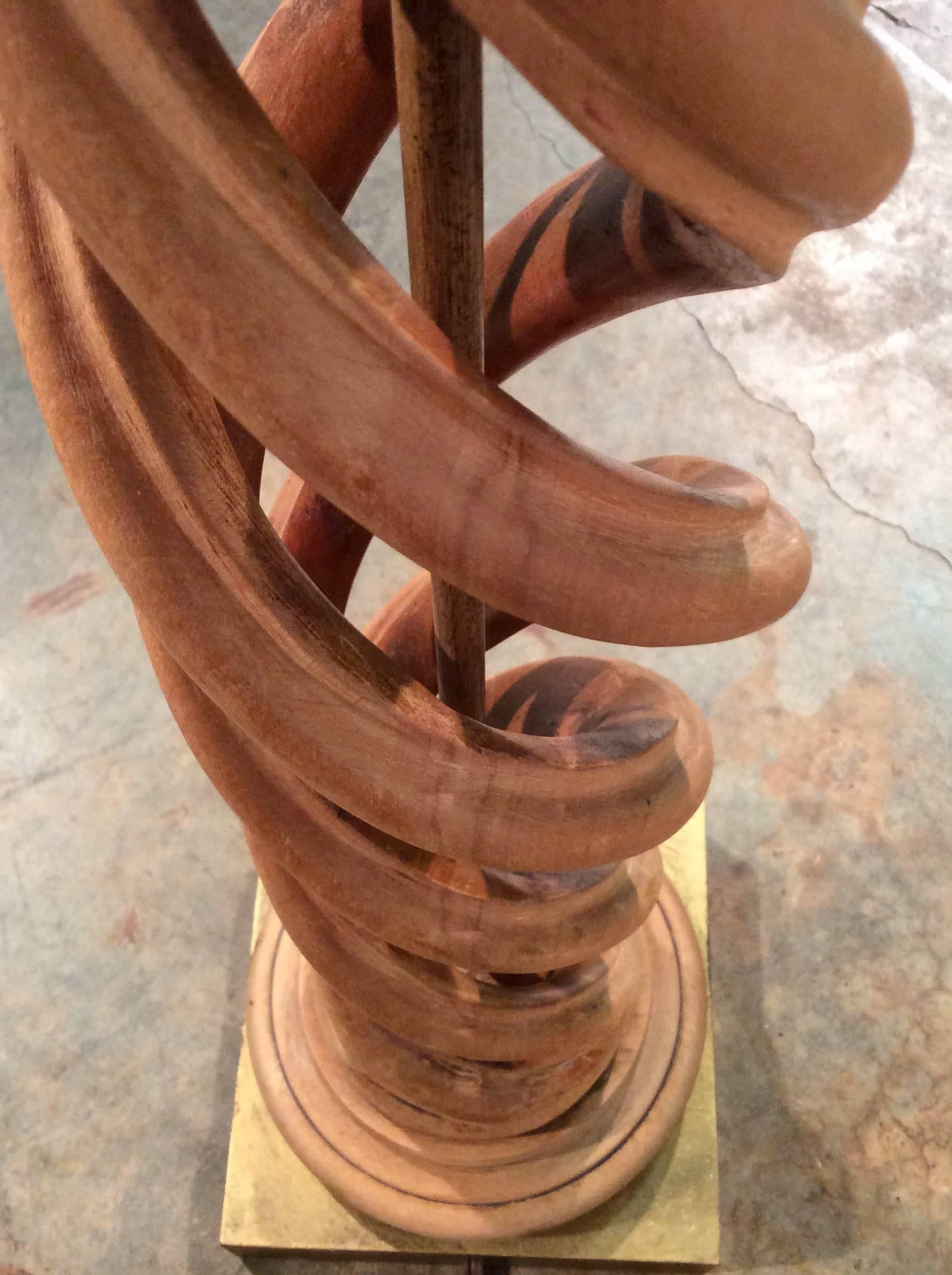 Midcentury Helix Lamp by Frederick Cooper For Sale 7