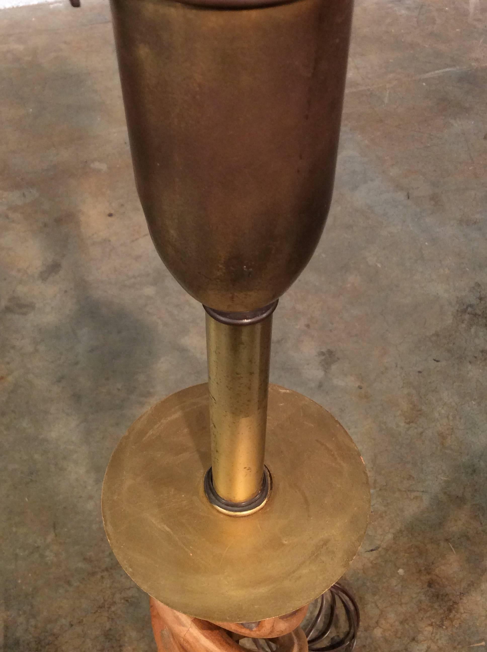 Midcentury Helix Lamp by Frederick Cooper For Sale 8